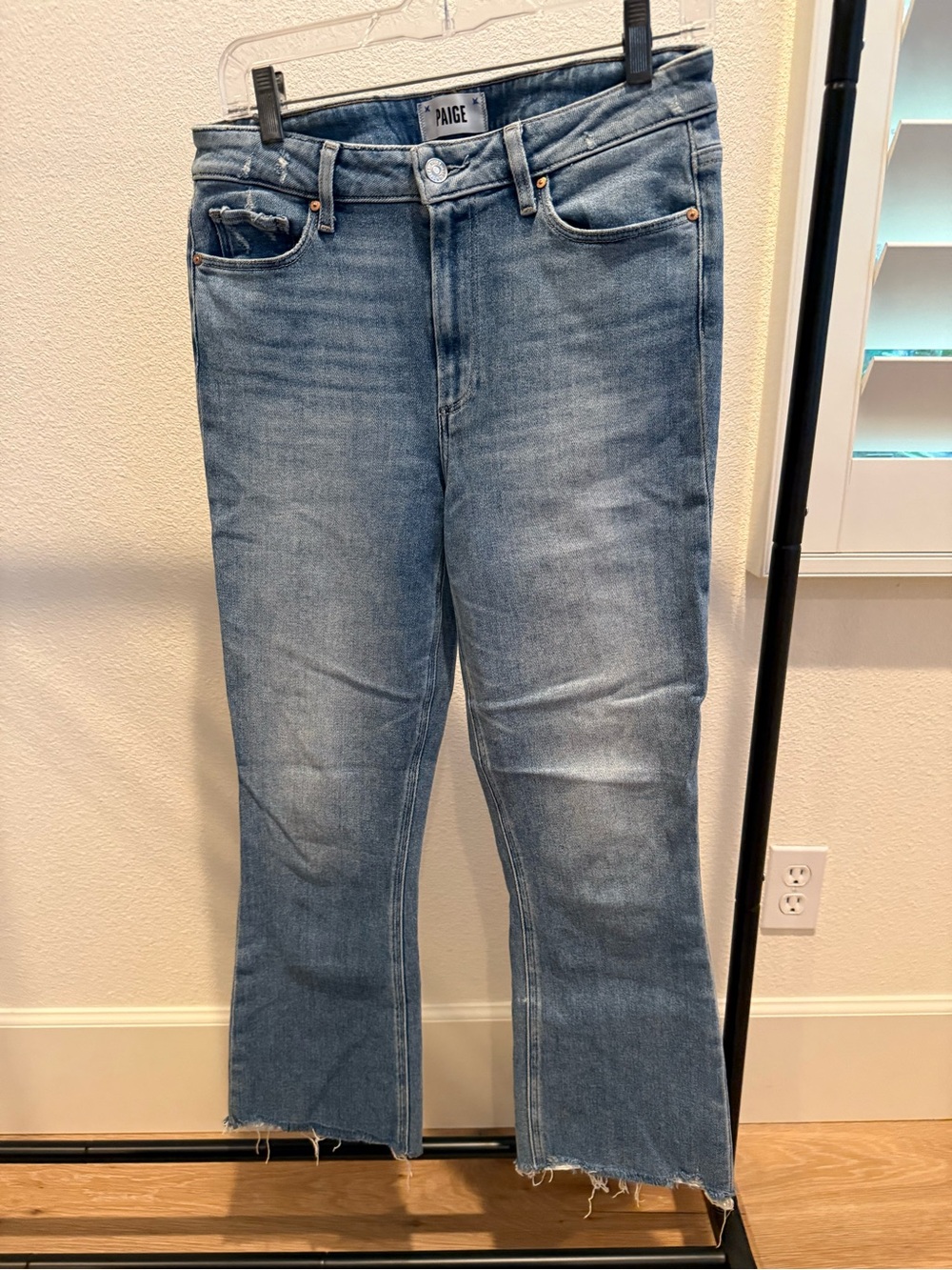 PAIGE Collette cropped flare jeans